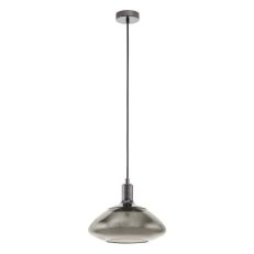 Závěsné svítidlo TORRONTES 1xE27 60W černá-transparent 60W IP20 EGLO 98291