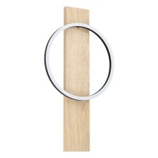 Nástěnné svítidlo BOYAL LED černá/dub 12W IP20 EGLO 99466