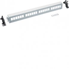 Patch panel prázdný pro montáž prvků 24x (Keystone Jack) na lištu DIN FZ24MK