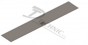 ZD 01 a Zemnící pás s příložkami na pásku i drát - 250x2000 mm DT TECHNIC 104010
