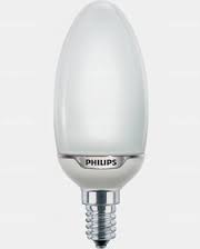 Úsporná zářivka Philips Softone Candle 8W E14 230-240V WW 1PF/12