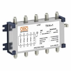 OBO TV 4+1 Ochrana datových vedení, pro anténní zařízení, 70V