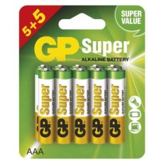 GP alkalická baterie SUPER AAA (LR03) 5+5DB /1013100201/ B1311G
