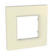 Unica Quadro Krycí rámeček jednonásobný, Stone SCHNEIDER MGU2.702.16