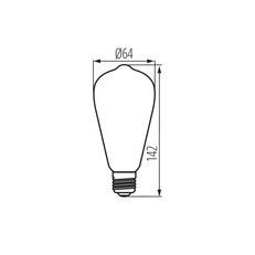 Světelný LED zdroj XLED ST64 4W-SW, KANLUX 33517