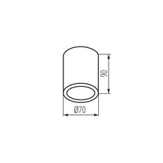 Přisazené svítidlo AQILO IP65 DSO-W, KANLUX 33360