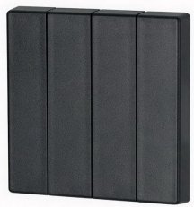 CWIZ-04/04 Kryt RF tlačítka 4x1/4 55x55mm Antracitová matná Eaton 126053