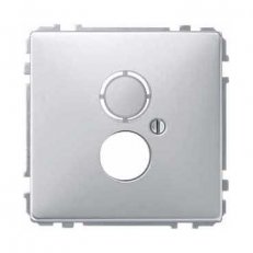 Schneider MTN297760 Středová deska s přídržným rámečkem, S-Design, alu