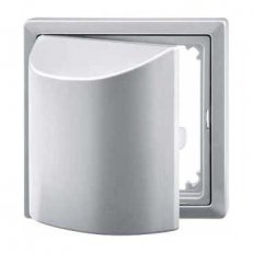 Schneider MTN516160 Distanční rámeček se sklopným víčkem pro kombinované vložky v souladu s DIN 49075, S-Design, alu