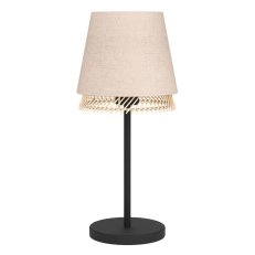 Stolní svítidlo TABLEY 1xE27 černá/přírodní/bambus 1X40W IP20 EGLO 43977