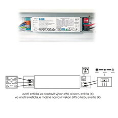 VELO Stmívatelné LED svítidlo 11-20W,max.3000lm,CCT,IP20 ECOLITE TLSVEL2-LED20W