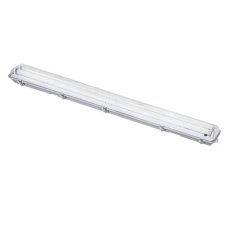 Stropní osvětlení prachotěsné G13 pro 2x 120cm LED trubice IP65 127cm WO512-1