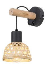 RATTAN E27 1x 15W IP20 černá RABALUX 71025
