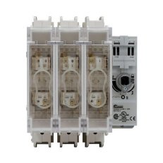 Pojistkový otočný odpínač Class J Eaton RDF100J-4 600V AC/250V DC, 100A, 3-pól