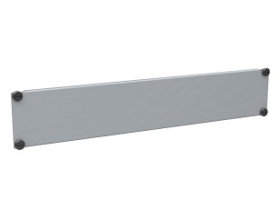 ZPR-02-G Záslepka plastový zámek 19" 2U RAL 7035, ZPR-02-G   SOLARIX 80192045