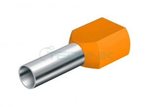 DD 0,5-8 oranžová Dutinka dvojitá,průřez 2x0,50mm2/délka 8mm,dle DIN46228