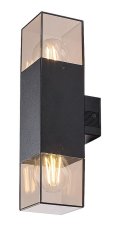 LOANDA E27 2x 60W IP5 černá RABALUX 77081