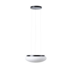 Závěsné LED svítidlo se skleněným stínidlem OSMONT ARAKIS LE3 24W IP40 4K černá