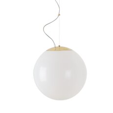 Závěsné LED svítidlo s plastovým stínidlem ISIS L3 PE HP 52W IP40 DALI 3K mosaz