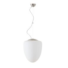 Závěsné svítidlo se skleněným stínidlem OSMONT ASTRA L 13W IP40 E27 nerez