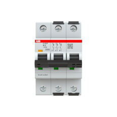 S303P-B6 3 fázový jistič 6 A char. B 25kA ABB 2CDS383001R0065