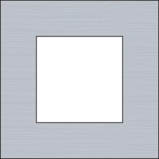 1-rámeček Pure-ALU GREY NIKO 155-76100