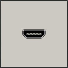 Zásuvka HDMI-HDMI-LIGHT GREY NIKO 102-69417
