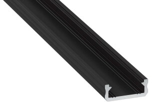 Hliníkový profil AL-PROFIL D BLACK 1M (10-0042-10) GREENLUX GXLP1032