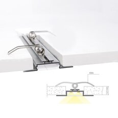 Pružina KLUŚ KMA pro uchycení LED hliníkového profilu, C24503N00
