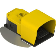 Nožní spínač s krytem PG 13,5, plast, 1NO+1NC, prov.C, žlutá, IP53 PX10110-C