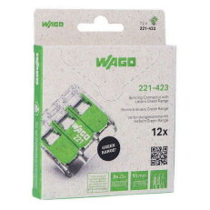 Páčková spojovací svorka 3x 0,14-4 mm2 (CYA) WAGO 221-423/995-012