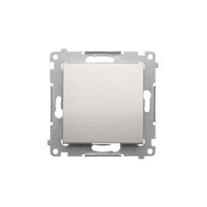 Přepínač křížový, řazení 7, 10AX, 250V~, stříbrná matná metalizované DW7.01/X/43