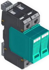 Přepěťová ochrana PO II 2 R 75V/40kA, modulární, vyměnitelná, C+D