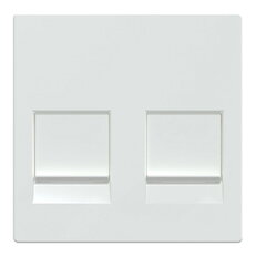 Centrální deska, Merten System M, active white, lesklý plast MEG4562-0325