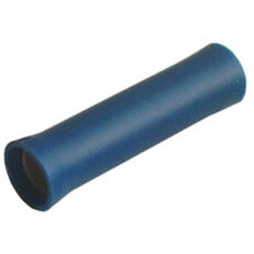 Lisovací spojka CU izolovaná sériová, 16mm2, délka 47mm, izolace PVC modrá SI 16