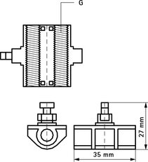 starQuick Adaptér na záv.tyč M8 WALRAVEN 0854358