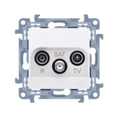 CASK.01/11 Anténní zásuvka R-TV SAT konc