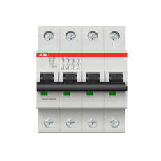 S204M-D13 4 fázový jistič 13 A char. D 10kA ABB 2CDS274001R0131