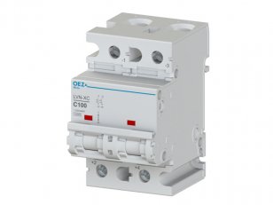LVN-XC-100C-2 Jistič In 100A,Ue DC 220/440V, ch.C, 2pól, Icu 10 kA (EN60947-2)