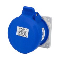 Vestavná zásuvka Zásuvka vesIP44/230V/32A/3P 6h, přímá - SpeedPRO FAMATEL 23273