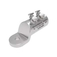 Kabelové oko MSLM1000 Al/Cu 630-1000mm2 M16 4x Al šroub 36 kV MOREK MSLM10004A16