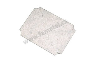 Montážní deska 3053 pozinkovaná 120x140mm FAMATEL