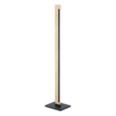 Stojací svítidlo CAMACHO LED černá/dub 19,5W IP20 EGLO 99296