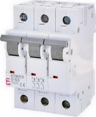 Jistič ETIMAT 6 3p D63 6kA ETI 002164522