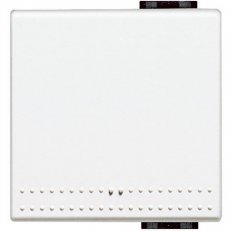 BTICINO LIVINGLIGHT KRYTKA TLAČÍTKA NEUTRÁLNÍ 2MODULOVÝ BÍLÁ N4915/2T