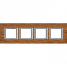 Legrand HA4802M4HLTK BTAX Rámeček2+2+2+2 HOR. TEAK