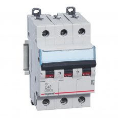 TX3 JISTIČ, 3 PÓLOVÝ, CHAR. C, 40A 10000A LEGRAND 404226
