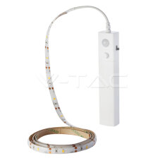 2.4W LED Strip 2835 Motion Sensor 1m. 2700K, VT-8082 V-TAC SKU2573