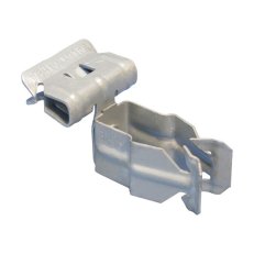 UKONČENÝ natloukací příchytka pro trubku 22-30mm a materiál 2-3mm, zinek