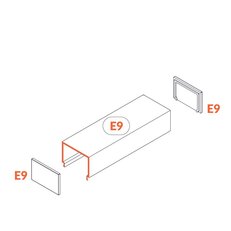 FKU78-E9-K-W(OP) Krytka profilu FKU78-E9, pár, opálová FK TECHNICS 4739601